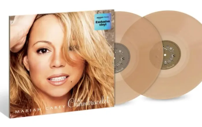 Mariah Carey Charmbracelet Translucent Tan Disco de Vinil LP colorido