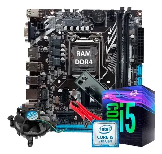 Kit Upgrade Intel Core I5 7° Geração Ddr4 - Placa Mãe H110
