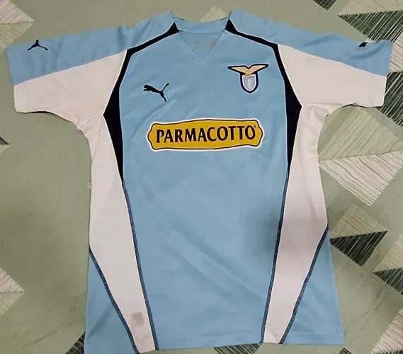 Camisa de Futebol Lazio Parmacotto Puma - Tamanho M