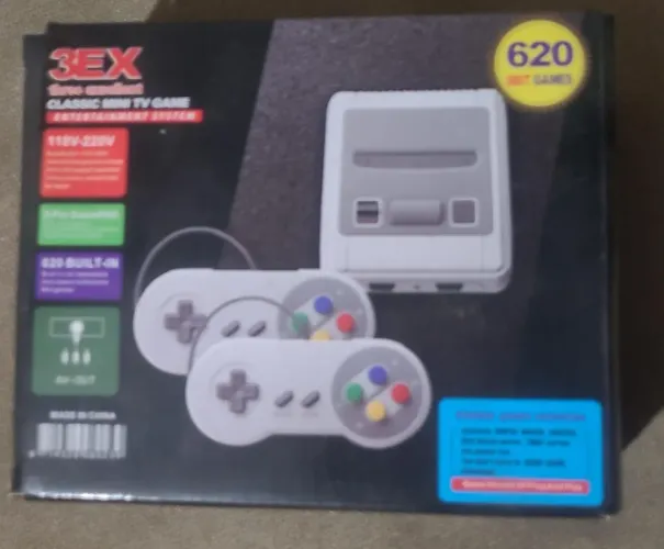 Video game mini console com 620 jogos