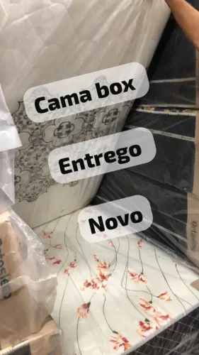 Cama box solteira e casal queen