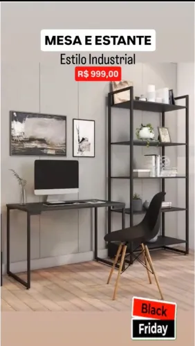 Estantes com Mesa em PROMOÇÃO