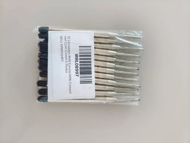 Refil caneta Nukin N-116 (tipo Parker) PRETO 1.0mm