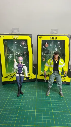 David e Lucy Cyber Punk Edgerunners Jada Toys com Extra