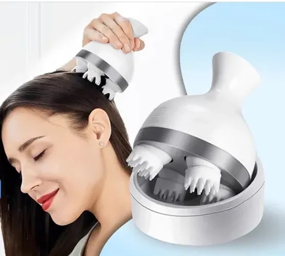 Massageador de Cabeça Cafuné Corporal Recarregável z1009