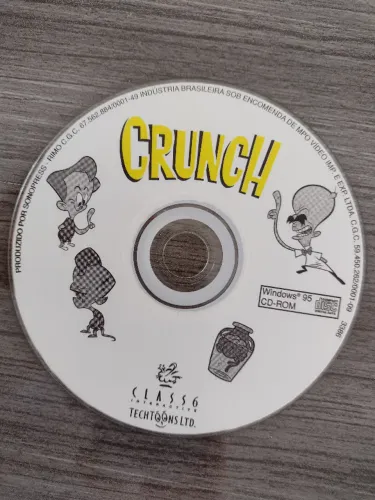 Criatura Crunch em Português 1996 CD Original Windows PC Jogo Nostalgia Raridade Raro
