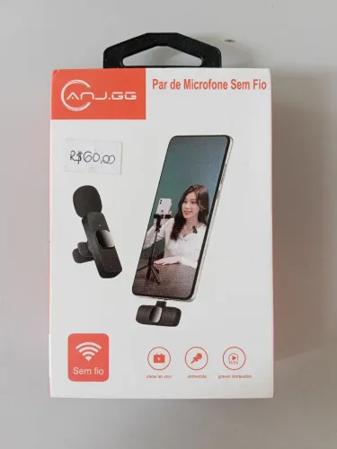 Par de microfone s/fio