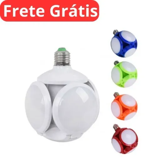 Luminária Led Bolinha Com 5 Faces- 40W 