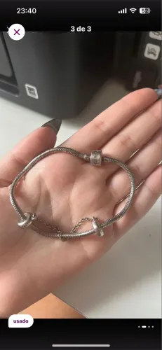 Pulseira de berloque monte carlo 