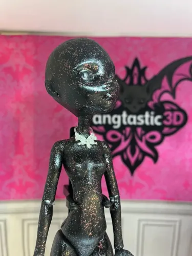 Monster High Colar Draculaura Basica Impressão Resina