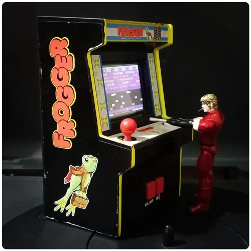 Mini Fliperama Frogger 