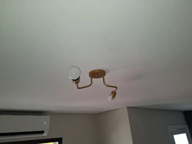 Arandela Dourada Lux House com Lâmpada Inclusa