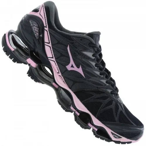 Tênis Mizuno Wave Prophecy 7 Preto Rosa Novo Original na Caixa