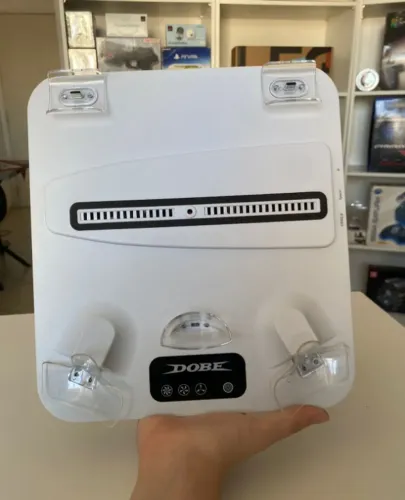 Vendo Base Cooler Ps5 Slim Suporte Carregamento Branco Semi novo 