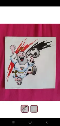 Figurinha adesivo do São Paulo FC - Coleção