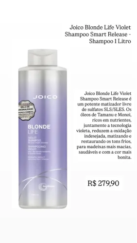 Joico Blonde Life Violet Shampoo Smart Release - Shampoo 1 Litro