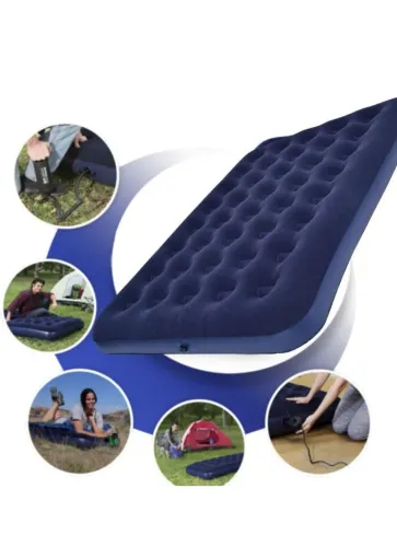 Queima de estoque! Colchão Inflável casal com Bomba de ar manual inclusa