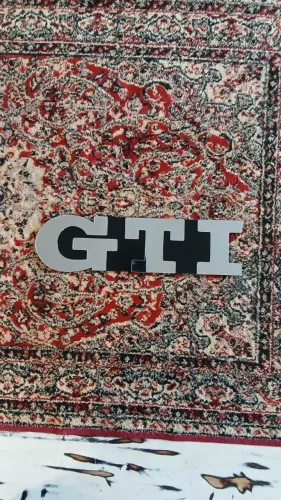 Placa decorativa GTI