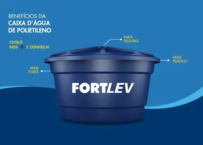 Caixa D'água Fortlev 500 Litros - Entrega rápida e parcela em até 10x