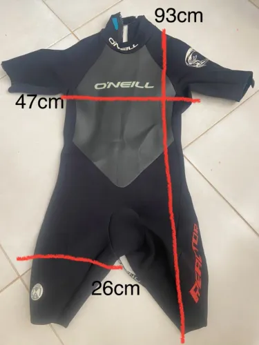 Roupa De Mergulho 2mm O'neill Reactor Adulto Xl Gg Preto/cinza