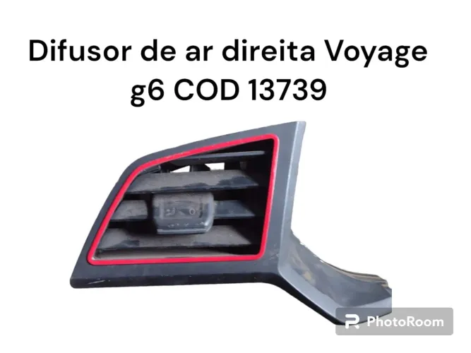 Difusor Do Ar Condicionado Direito Voyage G6 Cod 13739