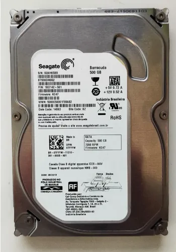 HD Seagate Barracuda 500GB - ST500DM002