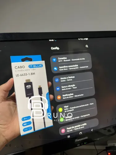 Cabo HDMI com Tipo C