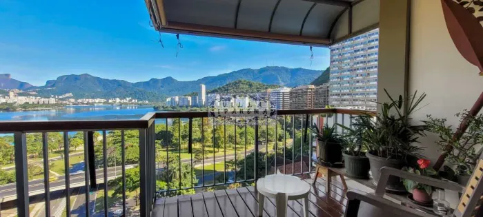 FRONTAL LAGOA JUNTO AO CORTE I PREDIO EXCELENTE PADRÃO COM PLAY E PORTARIA 24HRS I 160M2 I