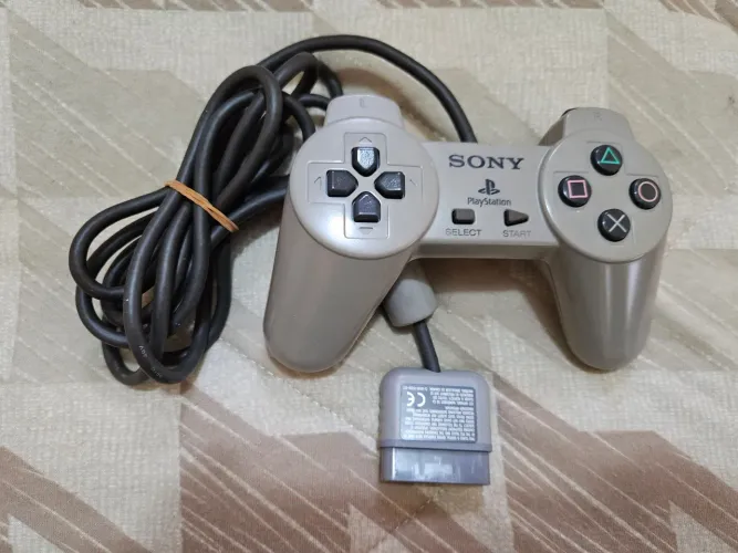 Controle Original Sony Playstation 1 - Cinza