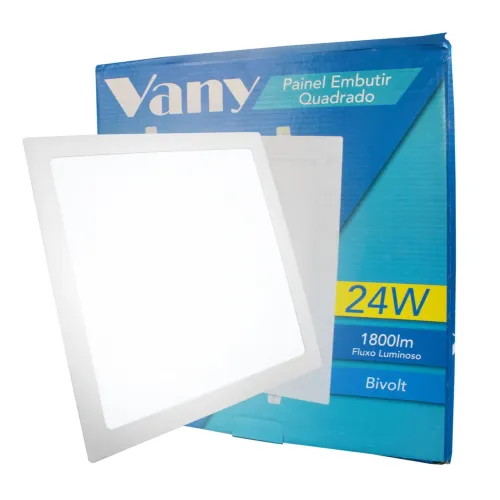 Plafon Embutir Quadrado 24w