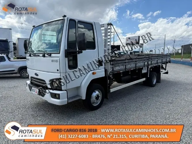 FORD CARGO 816 2018 CARROCERIA 6,20M