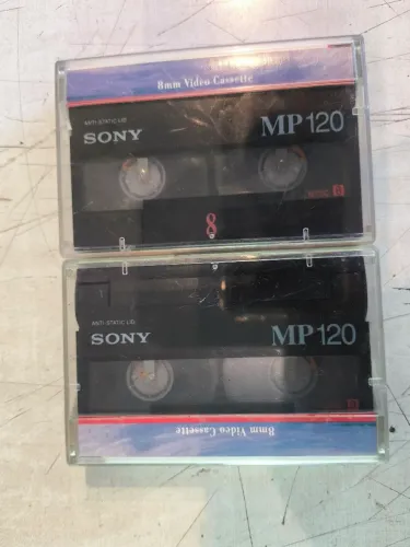 Fita de vídeo Sony 8mm MP120min  usada 2 unidades 