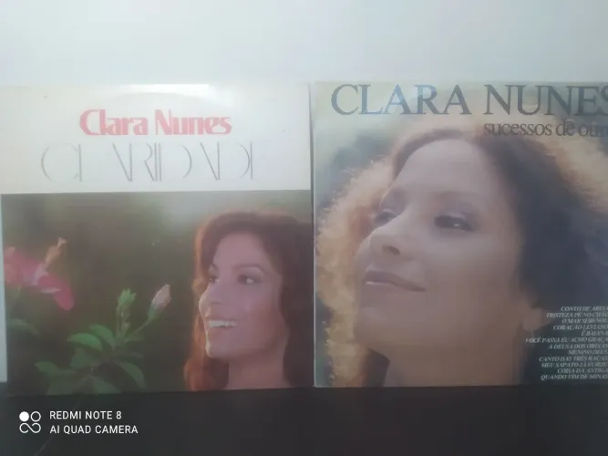 Clara Nunes 2 Discos Super conservados para sua Coleção