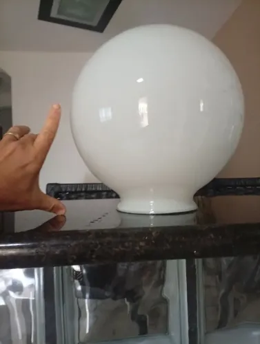 Globo Luminária vidro Branco leitoso