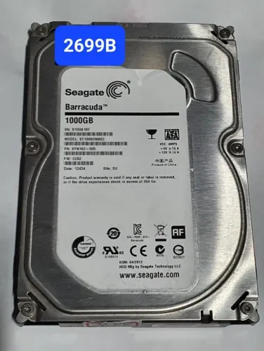 Placa HD 1 Tb St1000dm003 - Fw: Cc82 - Cod. 2699b