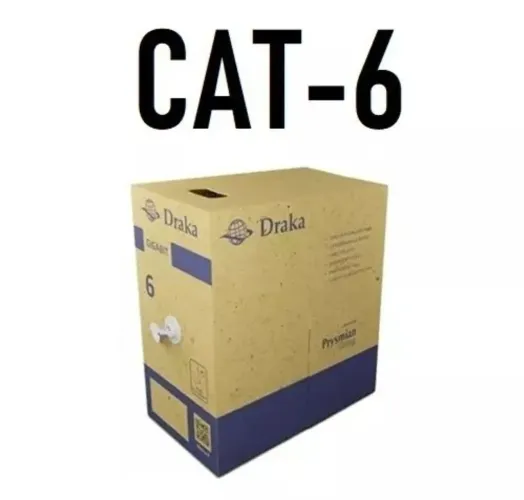 Cabo de Rede CAT-6 Draka - Gigabit