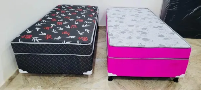 Cama box conjugada solteiro com densidade D20 premium muito barato !!