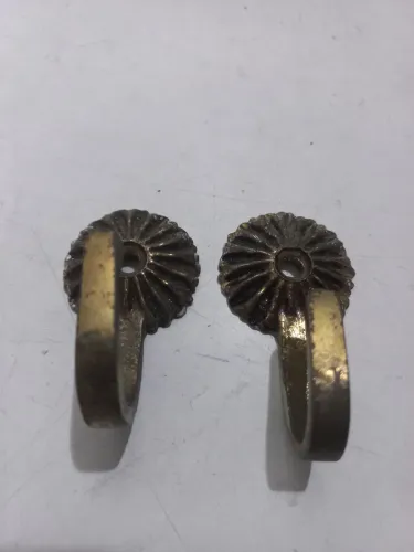 Par porta toalha Ganchos Antigo de Metal