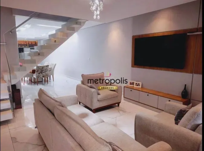 Sobrado com 4 dormitórios à venda, 125 m² por R$ 1.060.000,00 - Jardim Sônia Maria - Mauá/