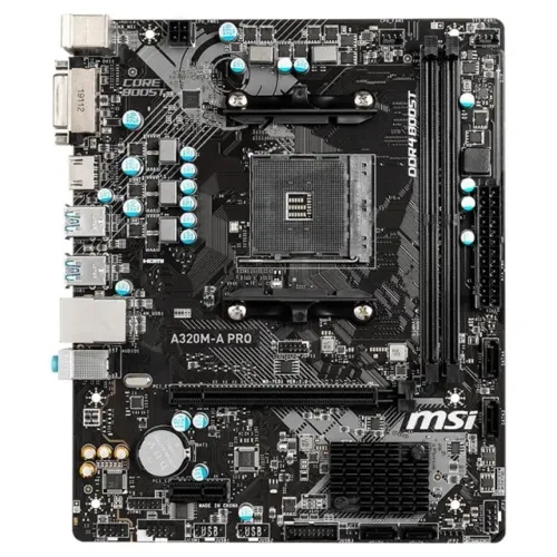 Placa Mãe AM4 A320 DDR4 MSI A-PRO 1 Ano de Garantia - WZetta