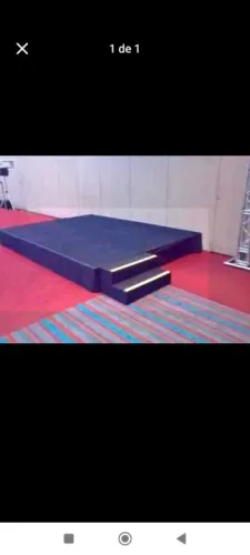 Palco para Eventos com forração ou sem - Aluguel