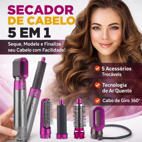 ESCOVA MODELADORA 5 EM 1