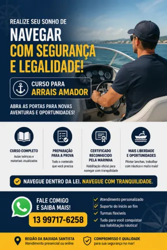 QUER PILOTAR LANCHA OU JET SKI LEGALMENTE?