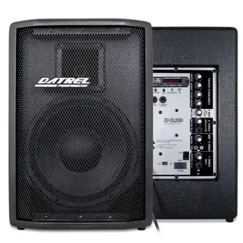 Caixa Ativa Datrel AT10-200 Watts Falante 10" Usb Bluetooth