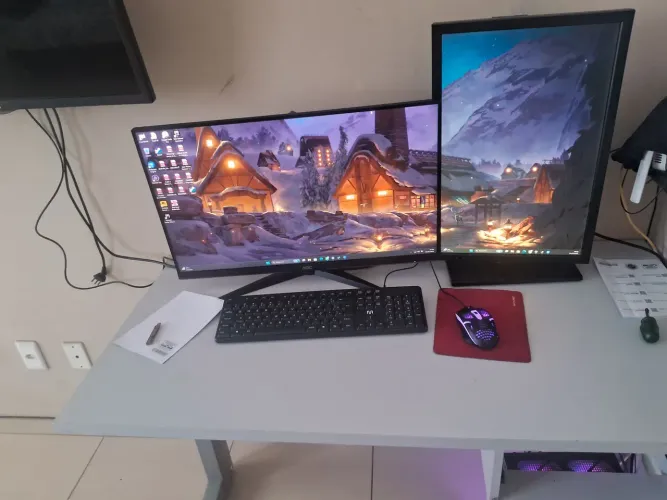 PC Gamer com placa de vídeo RX 5700