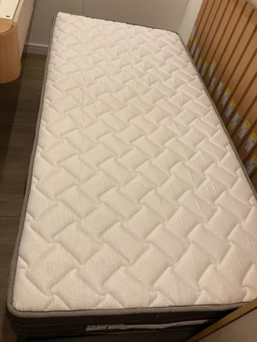 Conjunto colchão ortobom + base novos