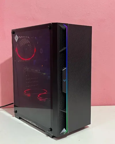 PC Gamer Ryzen 5 1600 AF, RX 580 8GB, 8GB RAM, SSD 256GB+1TB HD, Fonte 600W