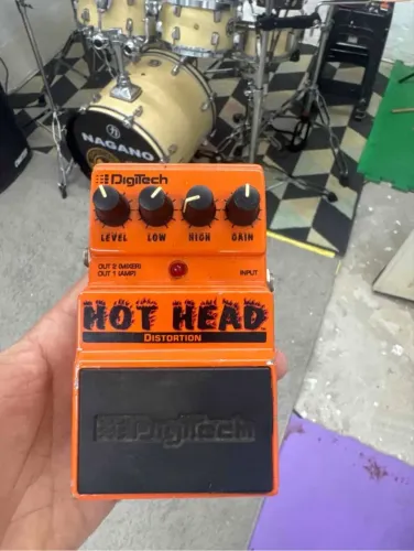 Pedal distorção digitech hot head
