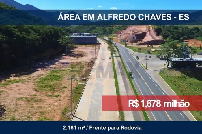 LOTE À VENDA 2.161 M² em ALFREDO CHAVES ES