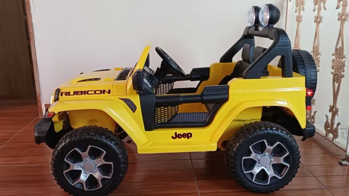 Jeep Rubicon Elétrico Bandeirantes - Amarelo - Usado 1 vez